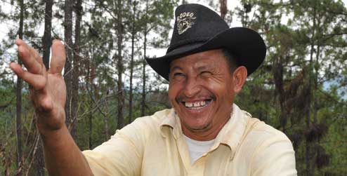 Portrait of Alberto Granados, a Honduran farmer