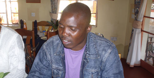 Development worker Arkmore Kori