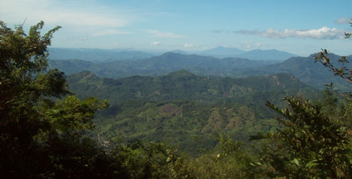 The hills near Arcatao