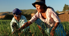 Maria Yolanda and her son Eduardo