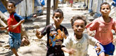 boys running