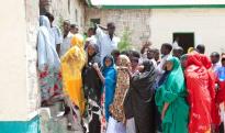 voters queue to cast their ballots in Somaliland