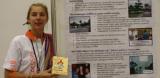 Fi Oakes is pictured at an awareness-raising stand