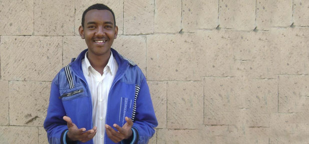 Afi, a young Somali refugee in Yemen