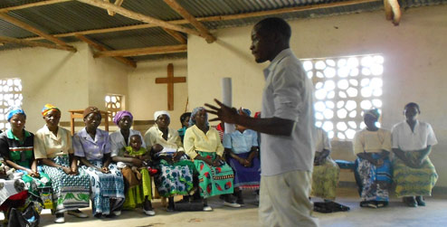 Newton, Malawian group leader
