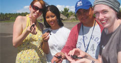 ICS volunteers in El Salvador