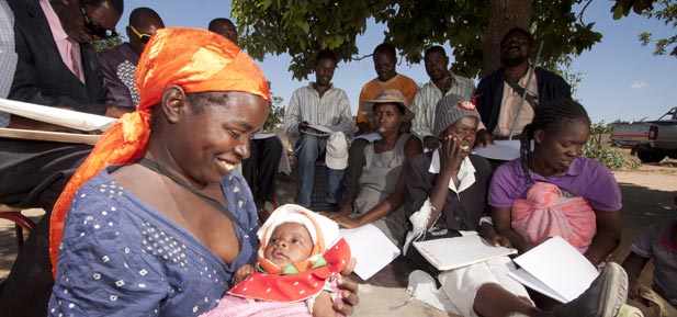 Martha and the people of Epworth in Zimbabwe