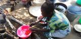 A woman preparing food in Malawi