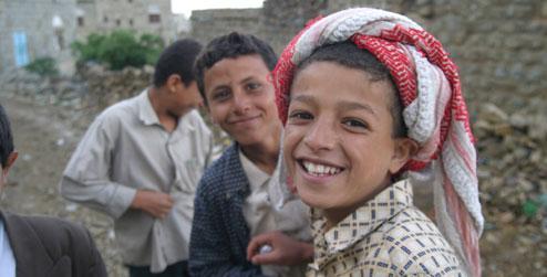 Boys in Yemen (©Nick Sireau/Progressio)