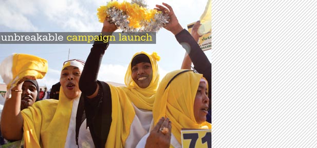 Women campaigning in Somaliland