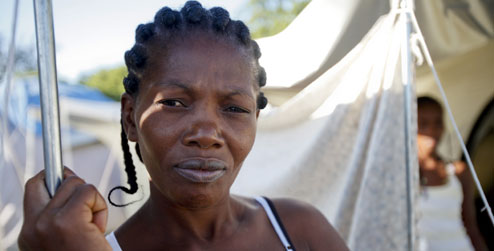 Marie-Ange Marcelin in Haiti