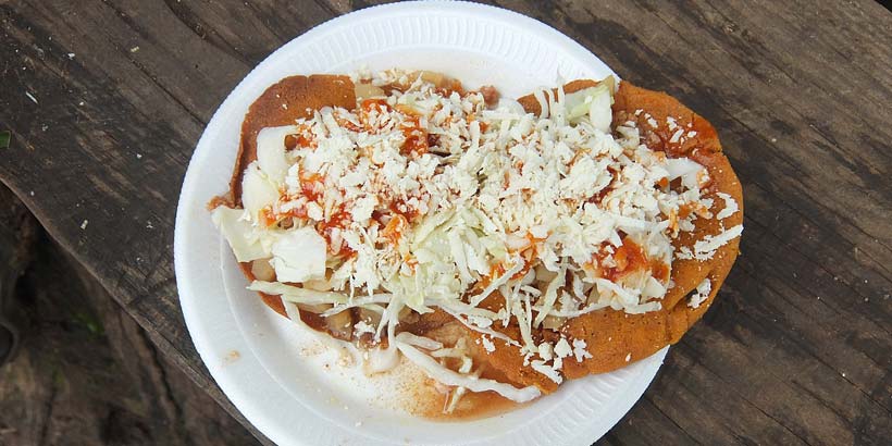 Delicious Enchiladas made by national volunteers with the help of the UK volunteers during our cultural exchange session