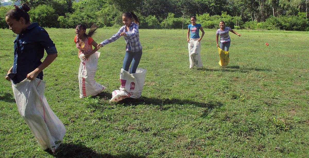 Sack race