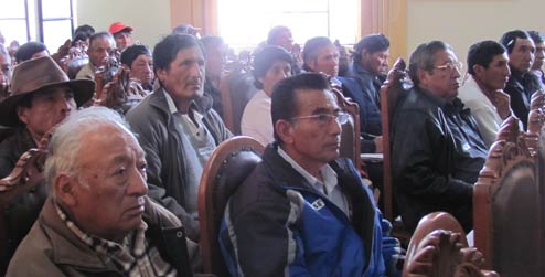 participants at Aquafondo workshop