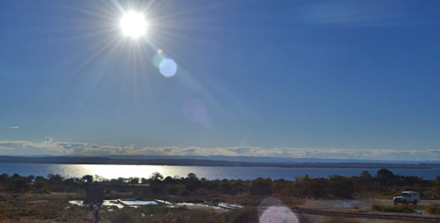 View of great river