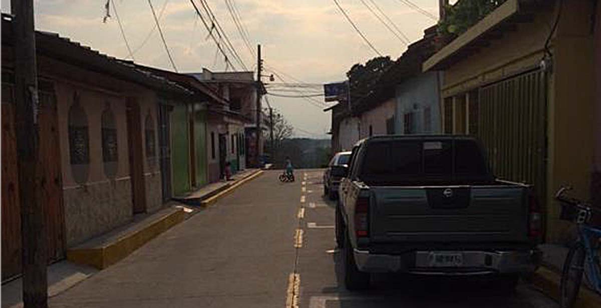 A typical Villa de San Antonio Street