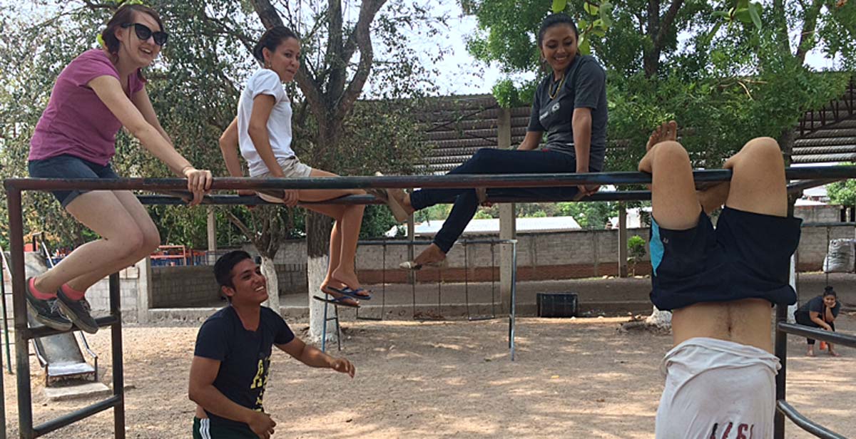 Learning to climb the monkey bars