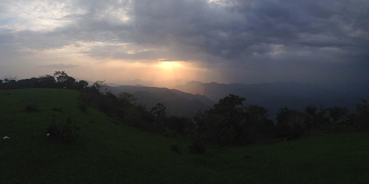 A view from the top at Ocotillo, near Santa Marta 