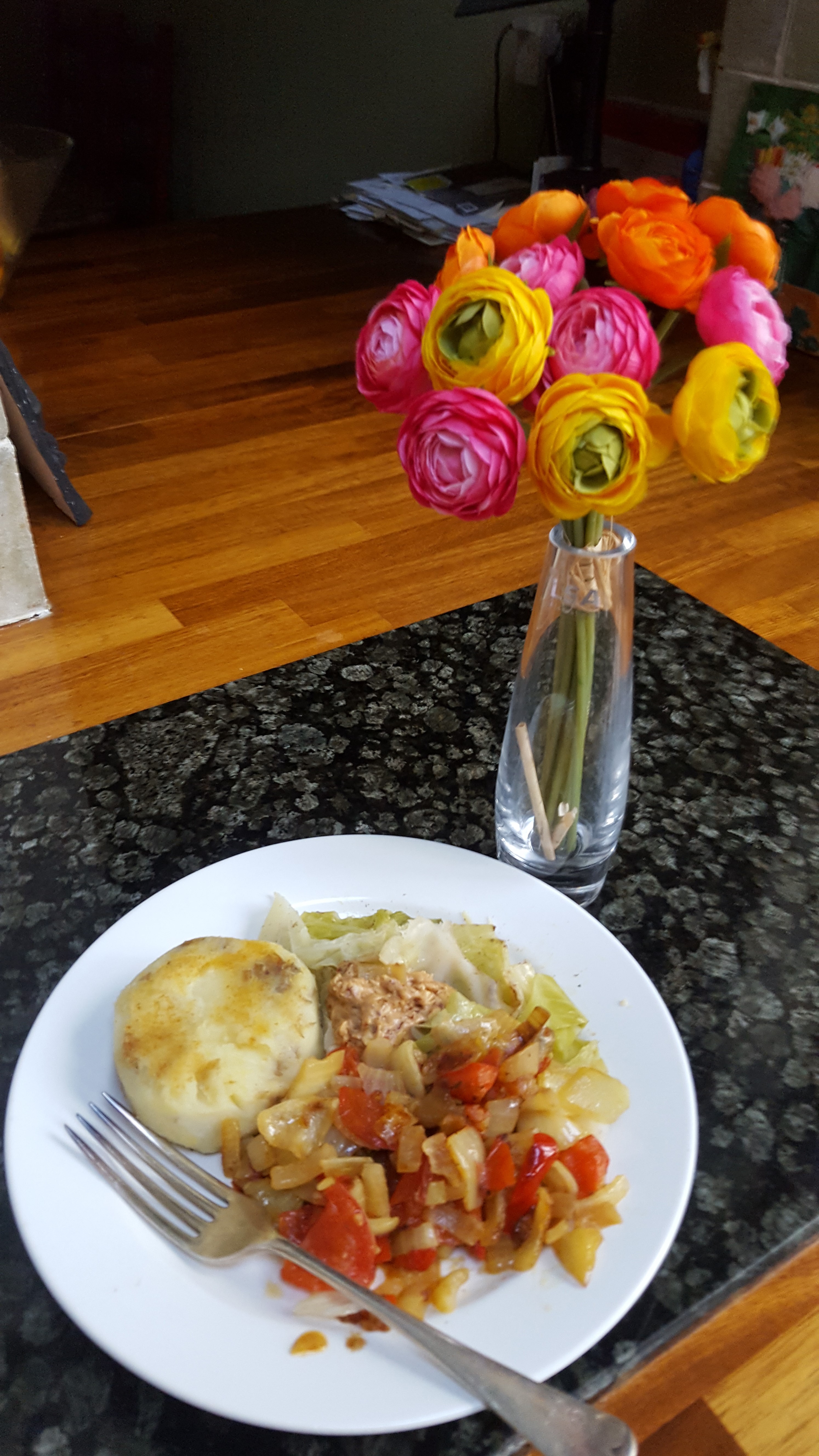 Martin's last chakalaka meal for his ZimFast challenge