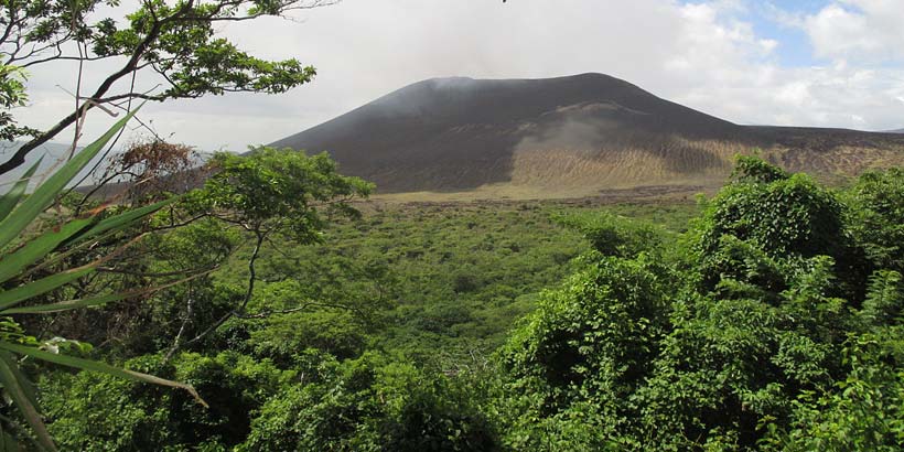 The view of the Masaya Volcano
