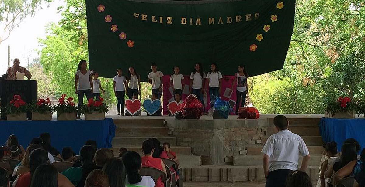 Glee Club performing centre stage during the school’s Mother’s Day celebrations