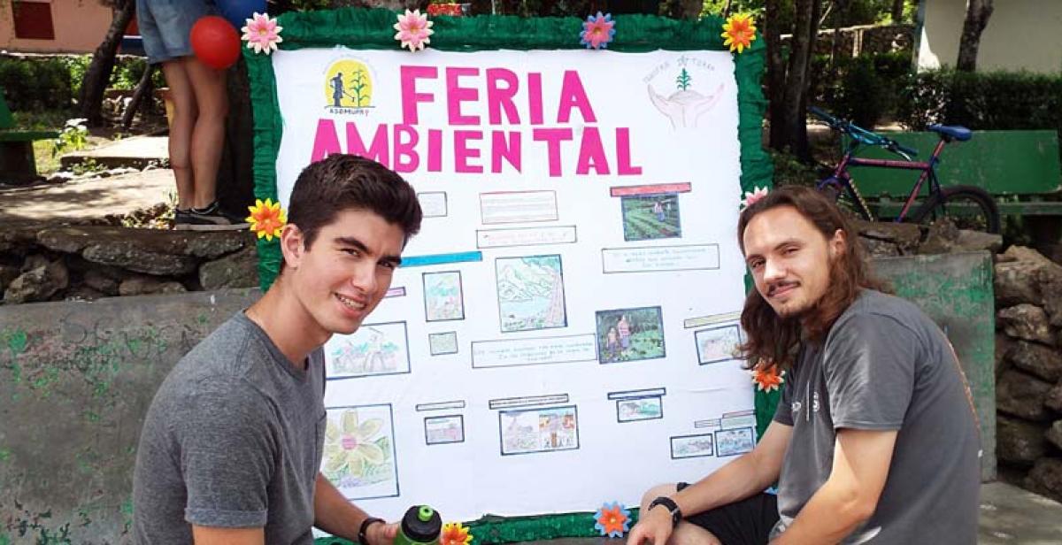 La apertura de nuestra feria ambiental 