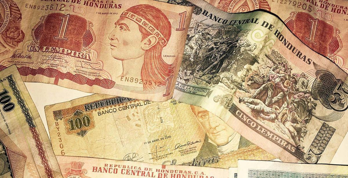 Lempiras, the national currency of Honduras