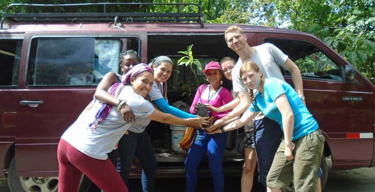 Group 1 with plants for the garden