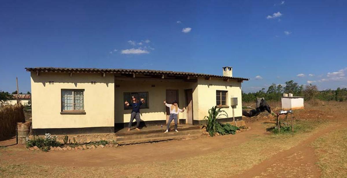 Zimbabwe Cribs inside the rural host home Progressio