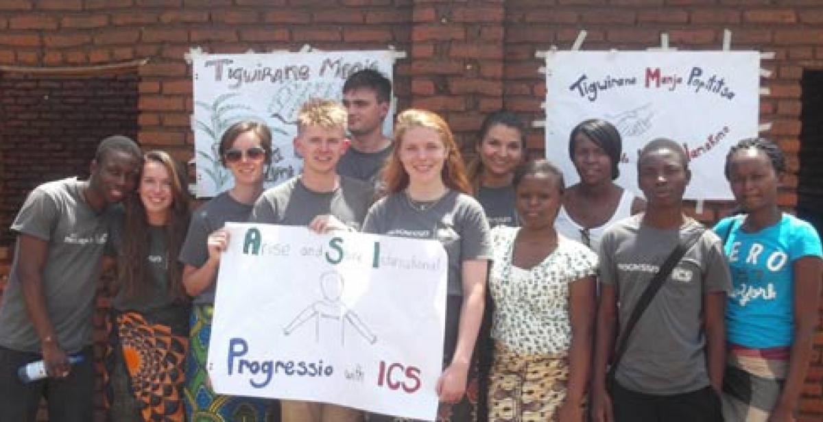 Progressio ICS volunteers Malawi