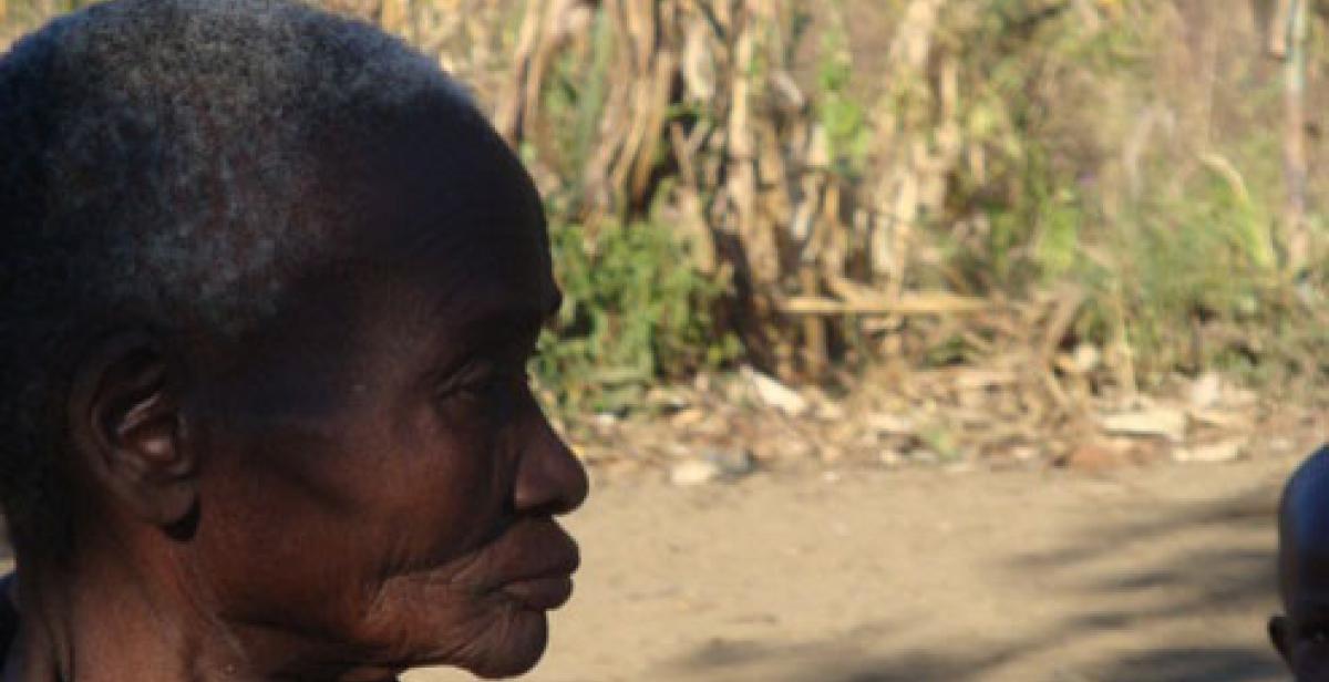 Aliness, an elderly woman suffering with Malaria