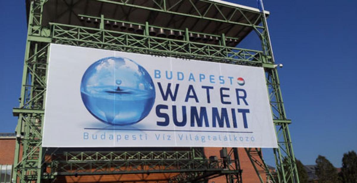 Budapest Water Summit banner