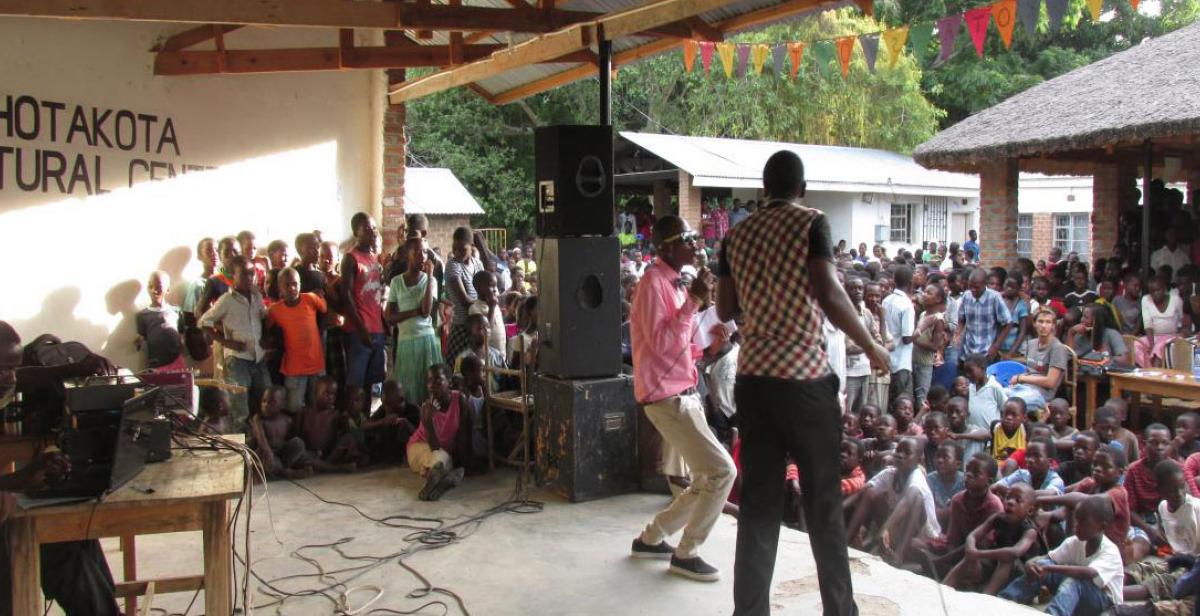 Talent, awareness raising and testing show in Nkhota-koa, Malawi