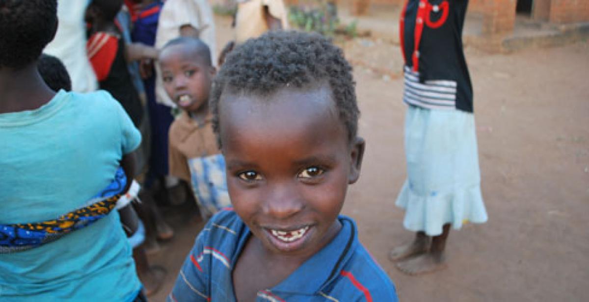 A boy in Malawi