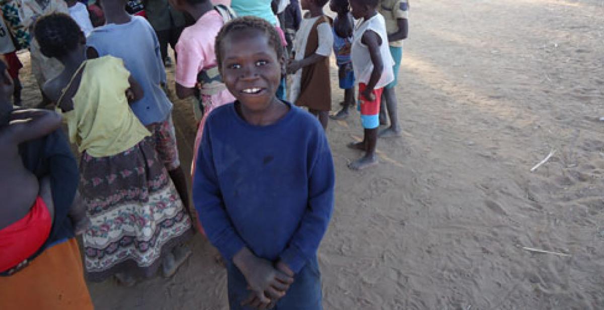 Portrait of a boy in Malawi