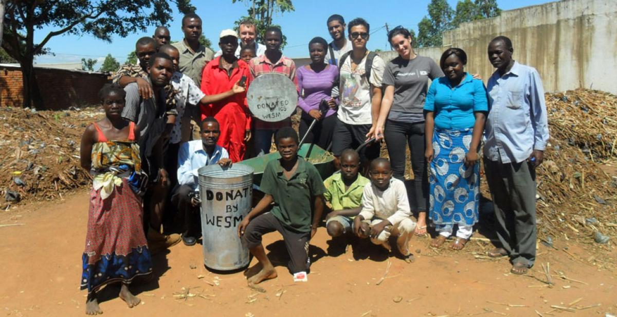 Team Sapitwa at Chinakanaka market