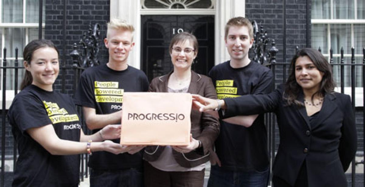 Petition hand-in to Number 10