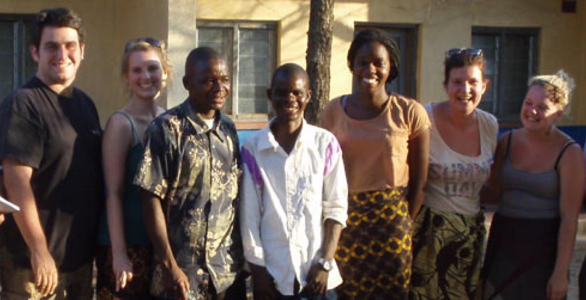ICS volunteers in Malawi