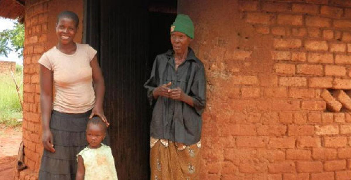 Jane Mudiiwa, her daughter Michelle, and Agnes Garutsa