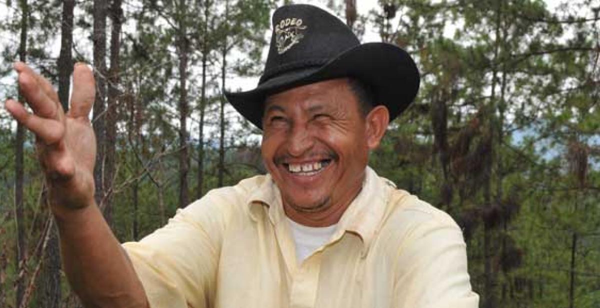 Alberto Granados is a farmer in Honduras tackling loggers
