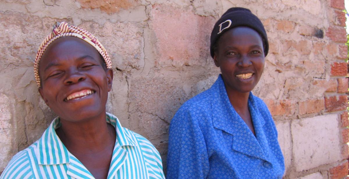 Members of an HIV support group in Zimbabwe