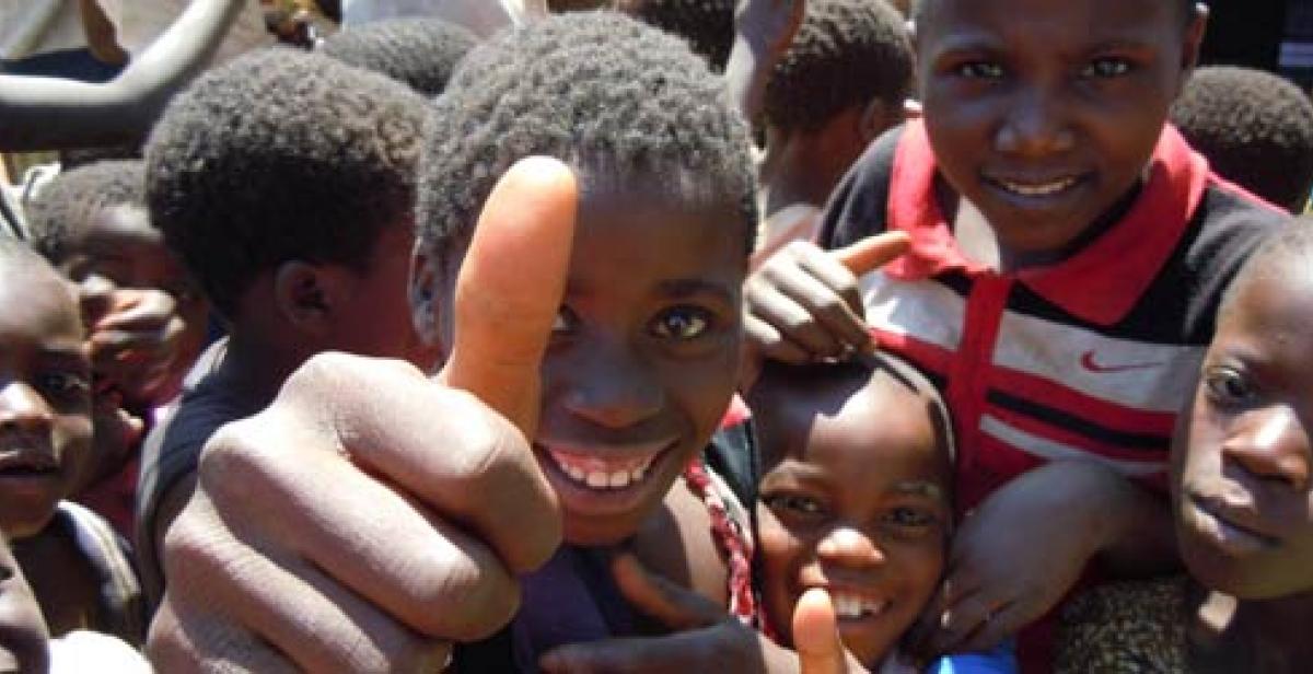 Children in Malawi give ICS the thumbs up