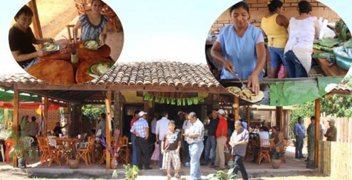 Indigenous restaurant in Totogalpa, Nicaragua