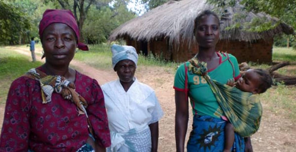 Women villagers in Malawi