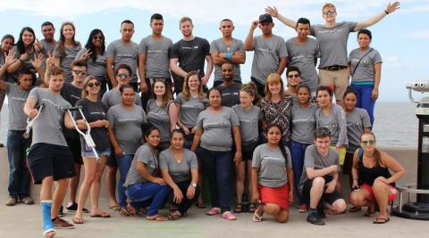 The July - September cycle during the orientation training in Nicaragua. (Photo by Fergus Brown)