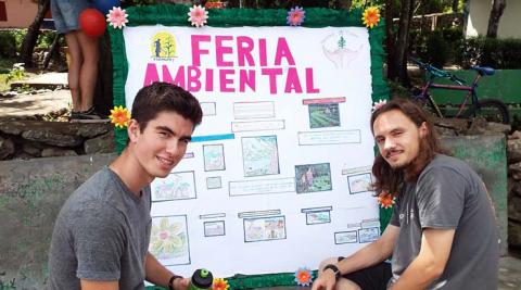 La apertura de nuestra feria ambiental 