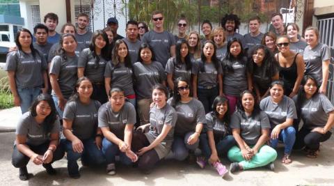 ICS volunteers in Honduras