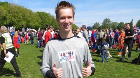 Matt at the Superhero Run