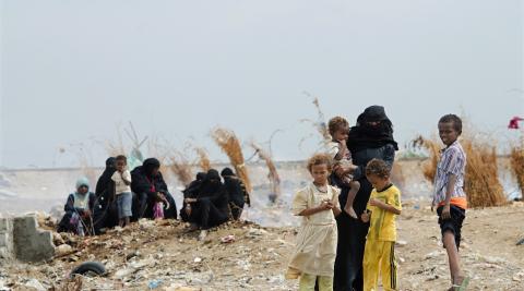 One of Progressio&#039;s Women Champions and her children, Progressio had to suspend the Women&#039;s Champion project due to the conflict