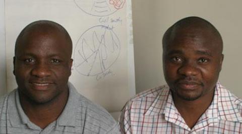 Chris Mweembe (left) and Machinda Marongwe (right)